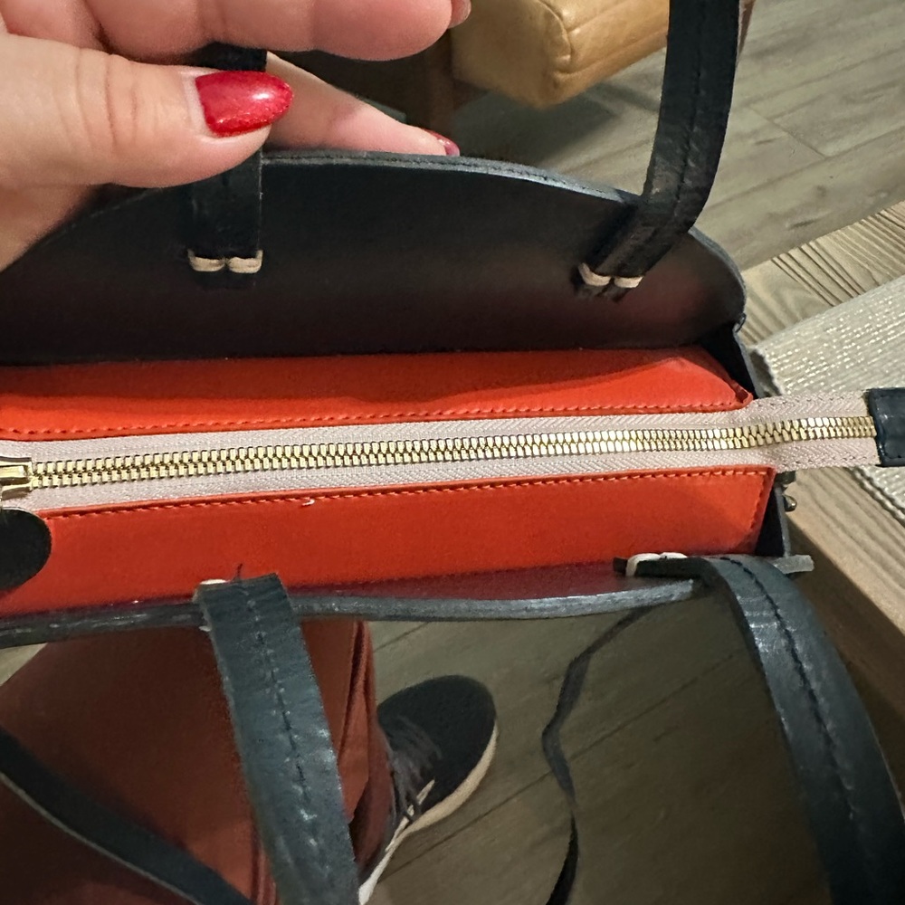Clare V Black and Red Mini Bag - Picture 6 of 8